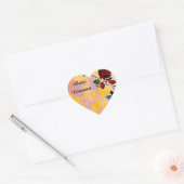 Passion Pineeres Wedding Hart Sticker (Envelop)