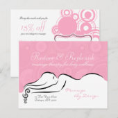 Passion Pink Darla Postcard Briefkaart (Voorkant / Achterkant)