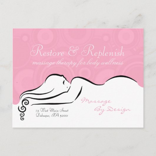 Passion Pink Darla Postcard Briefkaart (Voorkant)