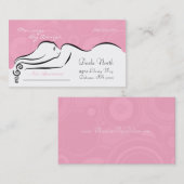 Passion Pink Darla Visitekaartjes Afsprakenkaartje (Voorkant / Achterkant)