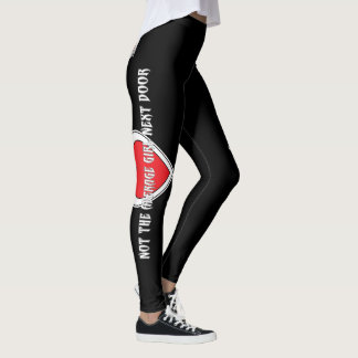 Passion Pinups "Not mean" zwarte Leggings