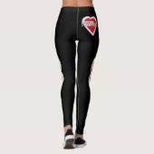Passion Pinups "Not mean" zwarte Leggings (Achterkant)