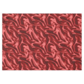 Passion Red Faux Satin Wedding Tafelkleed (Voorkant (Horizontaal))