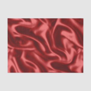 Passion Red Faux Satin Wedding Tissuepapier