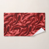 Passion Red Romantische Faux Satin Bad Handdoek (Handdoek)