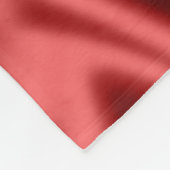 Passion Red Romantische Faux Satin Fleece Deken (Hoek)