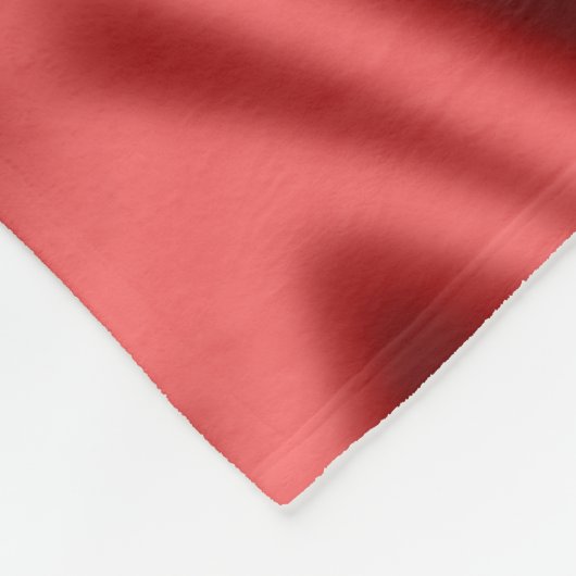 Passion Red Romantische Faux Satin Fleece Deken (Hoek)