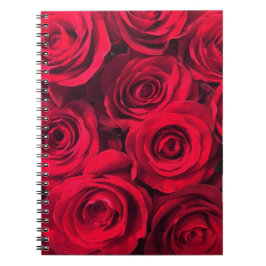 Passion Red Rose Bouquet Notitieboek