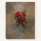 Passion Red Roses Notitieboek (Voorkant)