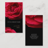 Passion Red Roses Visitekaartje (Voorkant / Achterkant)