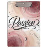 Passion Script | Elegant Minimalist Typography Klembord (Voorkant)