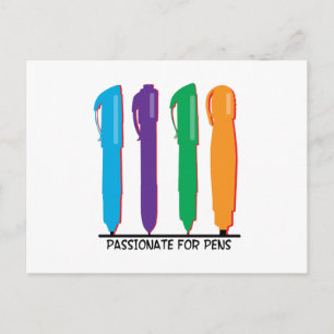 Passionaat voor pennen briefkaart