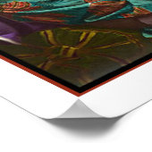 passionate couple in an embrace poster (Hoek)