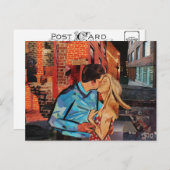 Passionate Kiss Briefkaart (Voorkant / Achterkant)