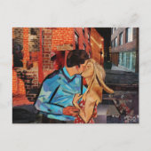 Passionate Kiss Briefkaart (Voorkant)