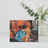 Passionate Kiss Briefkaart (Staand voorkant)