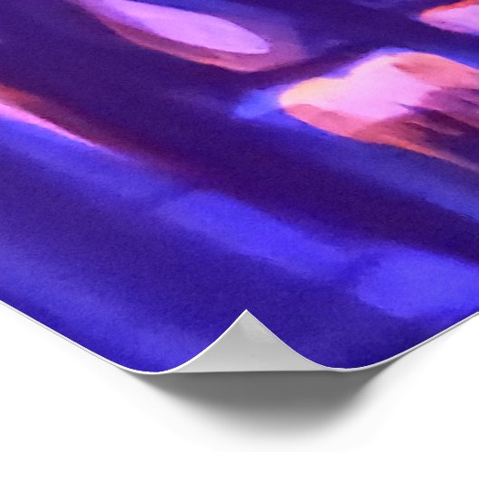 Passionate lesbische kus poster (Hoek)