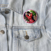 Passionate Lovers Kiss  Valentijn Button (In situ)