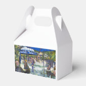 Passionate mensen die in het park spelen, NYC Bedankdoosjes (Voorkant Zijde)