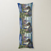 Passionate mensen die in het park spelen, NYC Lichaamskussen (Achterkant (Verticaal))