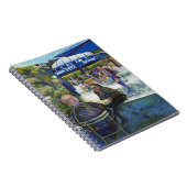 Passionate mensen die in het park spelen, NYC Notitieboek (Rechterzijde)