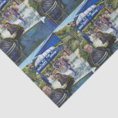 Passionate mensen die in het park spelen, NYC Tissuepapier (Detail)