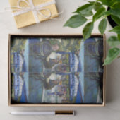 Passionate mensen die in het park spelen, NYC Tissuepapier (Geschenk)