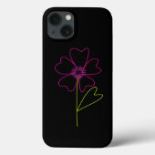 Passionate over roze bloemen Case-Mate iPhone case (Achterkant)