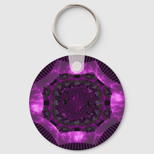 Passionate Paarse Sleutelhanger (Voorkant)