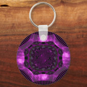 Passionate Paarse Sleutelhanger (Voorkant)
