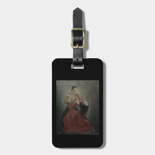 Passionate Paso Doble Bagagelabel (Voorkant verticaal)