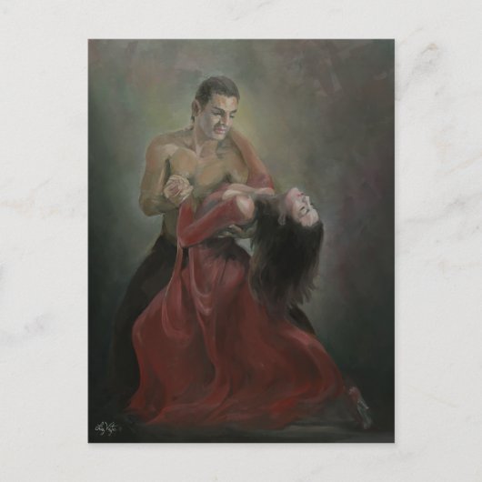 Passionate Paso Doble Briefkaart (Voorkant)