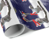 Passionate Pelicans kerstpapier Cadeaupapier (Rol Hoek)