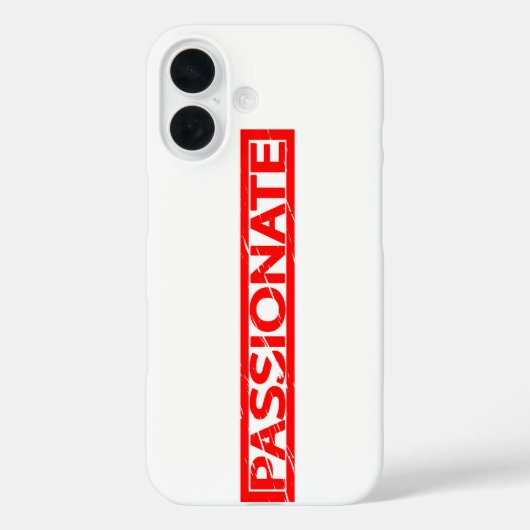 Passionate Stamp Case-Mate iPhone Case (Achterkant)