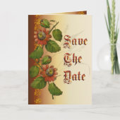 Passionflower Wedding Rust Save the Date (Voorkant)