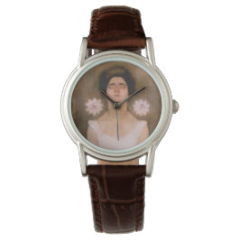 Passionflower Woman (van Piet Mondrian) Horloge