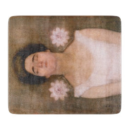 Passionflower Woman (van Piet Mondrian) Snijplank