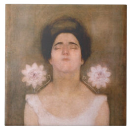 Passionflower Woman (van Piet Mondrian) Tegeltje