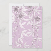 Passionflower wordt een uitnodiging tot weddenscha (Achterkant)