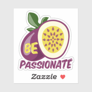 Passionfruit motivatie creatief citaat sticker