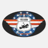 PassionRider-sticker Ovale Sticker (Voorkant)