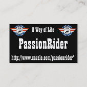 PassionRider-visitekaartje Visitekaartje (Achterkant)