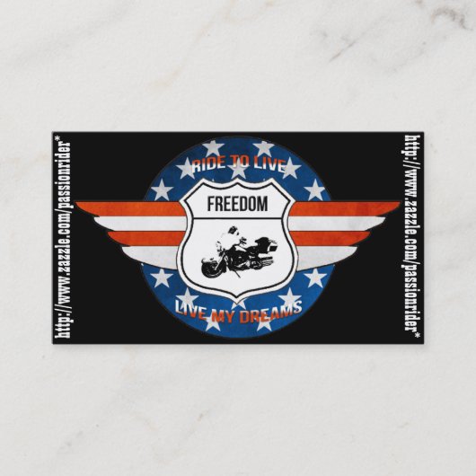 PassionRider-visitekaartje Visitekaartje (Voorkant)