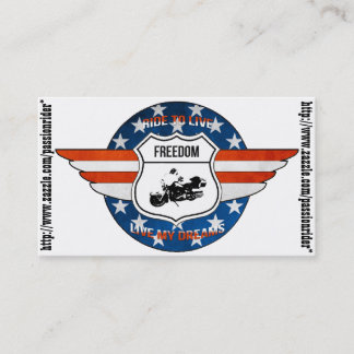 PassionRider-visitekaartjes Visitekaartje