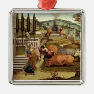 Passions van Pasiphae, echtgenote van King Minos v Metalen Ornament