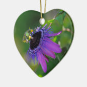 Passionsblume (Passiflora) Keramisch Ornament (Links)