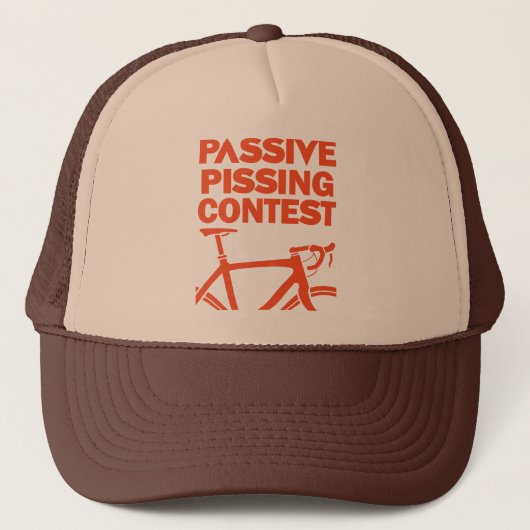 Passive Pissingwedstrijd Trucker Pet (Voorkant)
