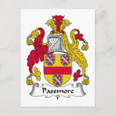 Passmore Family Crest Briefkaart (Voorkant)