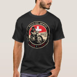 Passo Del Grimsel | Zwitserland | Motorfiets T-shirt<br><div class="desc">Passo Del Grimsel gedaan in een , verontruste stijl embleem. Het is een beroemde bergpas die langs de Alpen in Zwitserland wordt gevonden.</div>
