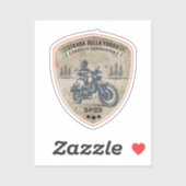 passo della forra in moto italiaanse apls sticker (Vel)